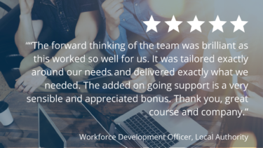 Five star training testimonial